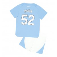 Maglie da calcio Manchester City Oscar Bobb #52 Prima Maglia Bambino 2023-24 Manica Corta (+ Pantaloni corti)